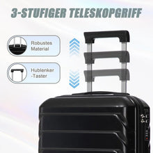 14 "/19" 2-piece ABS spinner trunk set with combination lock &