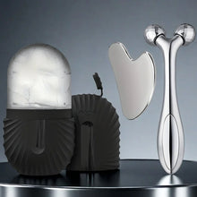 3PCS Facial Massage Tools Set, Reusable Ice Roller, Face and Gua Sha