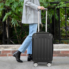Luggage Set 3 Piece Suitcase ABS Hard Shell Travel Spinner Wheels 360