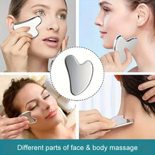 3PCS Facial Massage Tools Set, Reusable Ice Roller, Face and Gua Sha
