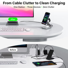 Bonola Magnetic 3 in 1 Wireless Charger for iPhone 17/16/15/13/14/12