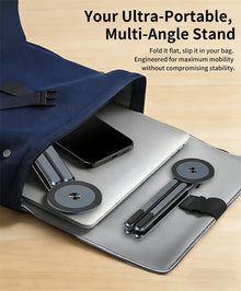 Portable Foldable Laptop Stand for Desk Ergonomic 8-Level Height