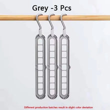 9 Hole Foldable Hanger Wardrobe Space Saving Storage For Clothes Drying