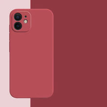 Candy Color Silicone Soft Case For iphone 11 12 13 mini 14 15 16 Plus