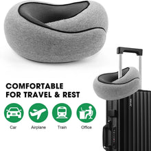 Portable Adjustable Travel Neck Pillow Memory Foam U-shaped Snail Style