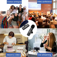 KEBIDUMEI Wireless Lavalier Microphone for Smartphones Computers