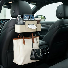 Car Seat Back Multifunctional Storage Box, Car Tissue Phone Holder, Cup
