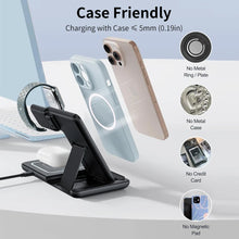 3 in 1 Foldable Night Light Wireless Charger Stand For iPhone 17 16 15
