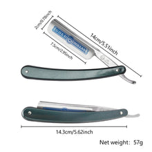 Straight Edge Razor Professional Haircut Beard Eyebrow Shaving Tool