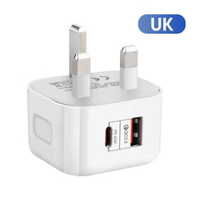 PD20W USB C Charger Fast Charging Quick Charge 3.0 Mobile Phone Type C