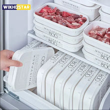 Kitchen Sealed Fresh Storage Containers 4 Size White Food Box for