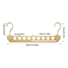 6/7/8 Holes Storage Rack for Clothes Hanger Organizer Foldable
