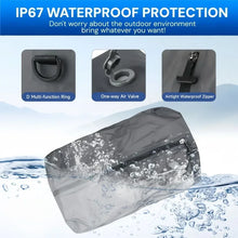 60% Space Saver Vacuum Storage Bags with USB Pump, Waterproof TPU