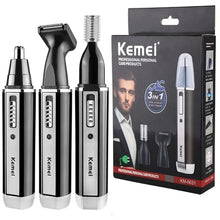 KM-6630 Kemei Trimmer for Men Electric Nose and Ear Rechargeable for