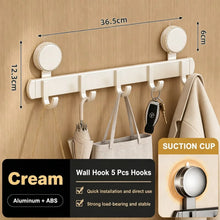 Suction Cup Bathroom Hooks Towel Hanger Nail Wall Rack Coat Clothes