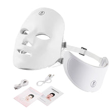 Face and Neck Beauty Machine LED Facial Mask Photon with 7 Colors Skin