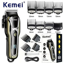 Kemei PG1990A Rechargeable Hair Clipper or Limit Combs Professional