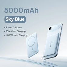 Baseus 5000mAh Magnetic Power Bank 15W Wireless 20W Wired Charging Thin