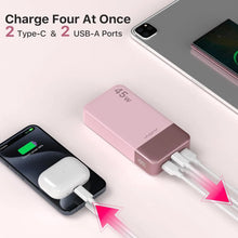 JUOVI Powerbank 20000mAh 45W Fast Charge Power Bank, Super Charging