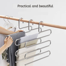 5 Layers Multi-functional Clothes Hangers Non-slip Pant Storage Rack