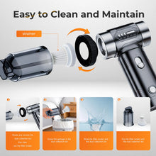 Portable Cordless Handheld Car Vacuum Cleaner, 16000Pa Rechargeable