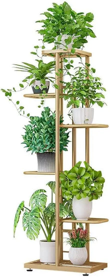 6 Tier 7 Potted Metal Plant Stand Corner Indoor & Outdoor Tiered Plants