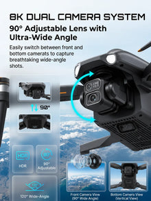 Z103 GPS 8K DH Dual Drone With Screen Remote Professional UAV Brushless