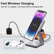 Wireless Charger for iPhone 3 in 1 Foldable Magnetic Charging Station