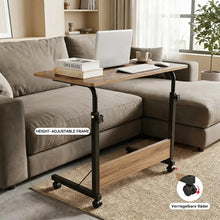 Height Adjustable C-Shaped Bedside Table Portable Laptop Desk Sturdy
