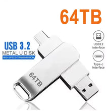 16TB USB 3.2 Flash Drives High Speed Transfer Metal Pendrive Memory