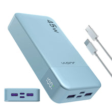 JUOVI Powerbank 20000mAh 45W Fast Charge Power Bank, Super Charging