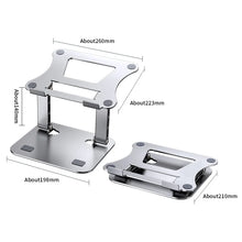 Phone Tablet Stand Adjustable Aluminum Alloy Laptop up to 17" Portable
