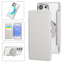 Magnetic Leather Kickstand Wallet Phone Case for Samsung Galaxy S26