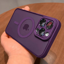 Magnetic Luxury Lens Protector Matte Translucent Case For iPhone 17 18