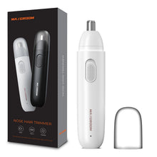 MAXGROOM Nose Hair Trimmer for Men Rechargeable 360 Rotating Dual-Blade