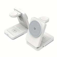 3 in 1 Foldable LED Light Wireless Charger Stand For iPhone 16 15 14 13