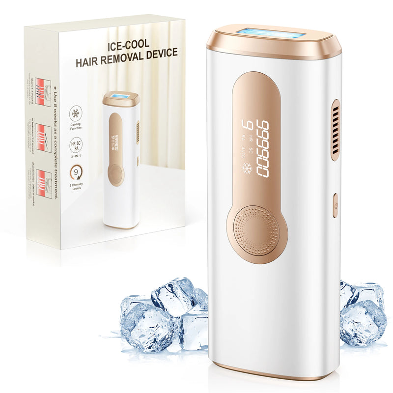 IPL Hair Removal Device Ice-Cooling 3 in 1 Painless 16J Photoepilator