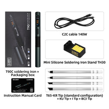 ALIENTEK T90 Smart Soldering Iron PD 3.1140W Portable Digital Display