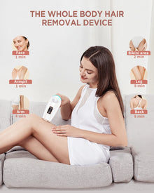 3-in-1 Laser Epilator Painless IPL Hair Removal for Women Bikini Legs