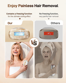 IPL Hair Removal Device Ice-Cooling 3 in 1 Painless 16J Photoepilator