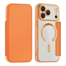 Luxury Transparent Flip Leather Wallet Magnetic Phone Case For iPhone