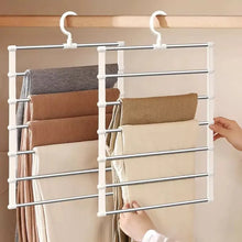 Multi-Layer Pants Hanger Space Saving Closet Organizer Foldable