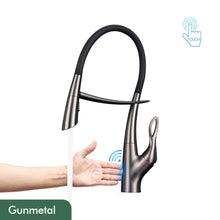 Pull Out Sensor Kitchen Faucet Single Handle Digital Display Sprayer