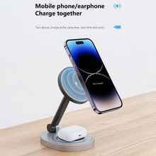 3 In 1 Magnetic Wireless Charger Stand Pad For Magsafe iPhone 16 15 14