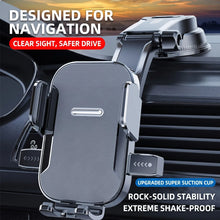 Car Phone Holder Mount Dashboard, 360° Rotatable Car Phone Stand with