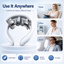 Smart Neck Massager for Adults, 5 Massage Modes, Ergonomic Portable