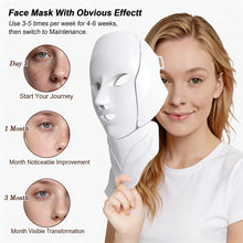 7 Colors Photon Face Neck Beauty Mask Wireless Facial LED Repair Skin