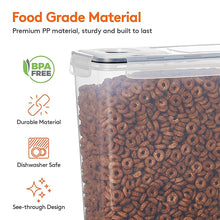 4L Cereal Storage Containers with Lids 1/2/4pcs Airtight Food