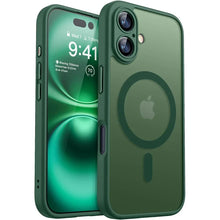 Magnetic Translucent Armor Shockproof Case For iPhone 17 16 15 14 13 12