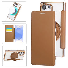Magnetic Leather Kickstand Wallet Phone Case for Samsung Galaxy S26